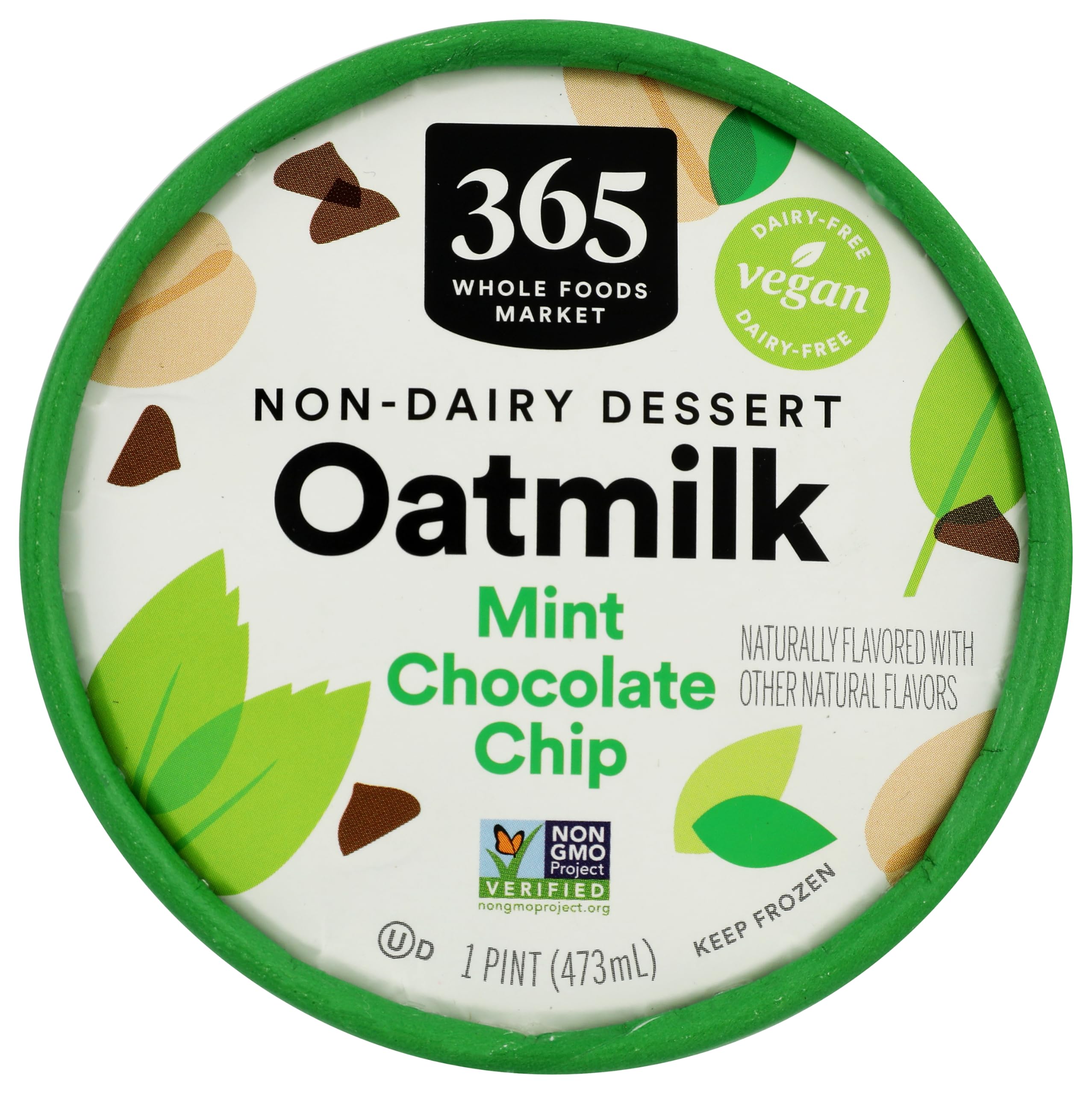 365 by Whole Foods Market Mint Chip Oat Milk Frozen Dessert, 1 PT